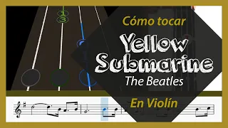 Cómo tocar "Yellow Submarine" en Violin | Play along