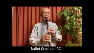 Buffet Crampon VS MORESKY Comparison of clarinet tones. R13～RC～MORESKY Grenadilla～Redwoodクラリネット吹き比べ