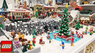 Finishing the LEGO Winter Village!