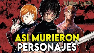 ⚡¿Como Murio Cada Personaje de Jujutsu Kaisen? | Incidente de Shibuya