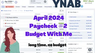 Budget With Me YNAB April Paycheck #2