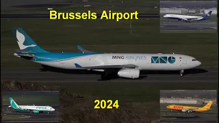 Brussels Airport: 1 hour of aviation action with 64 arrivals & departures on 9 March 2024