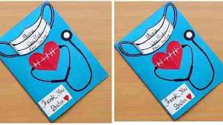 Doctor day Card/How to make Doctor Card/Thank you Card for Doctors/Doctors day Greeting card