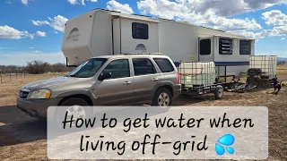 DIY How we haul water when living off-grid | How to, off-grid living, Arizona