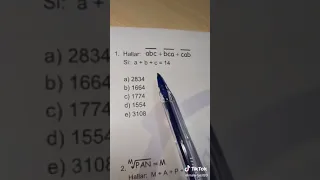 Problema tipo examen de admisión