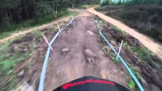 Downhill MTB GoPro footage through intense South African trail