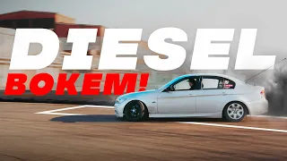 E90 V DIESELU NA ASFALTU! | Jak to jede? 🤨