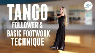 American Tango Basic Technique - Follower's Footwork Edition | Technique Tuesday (38)