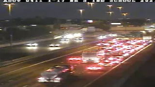 1 person seriously hurt following crash on northbound I-17 in Phoenix