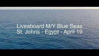 Liveaboard M/Y Blue Seas St. Johns April 2019