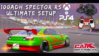 CarX Drift Racing Online - 100ADH Spector RS Ultimate Drift Setup Controller + Wheel Setup