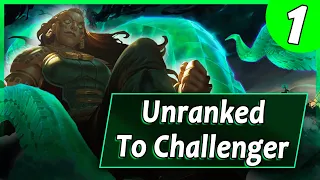 FINALLY... Season 12 Unranked to Challenger with ILLAOI - #1