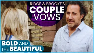 Brooke Logan and Ridge Forrester Face Relationship Obstacles on The Bold and the Beautiful