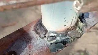 round pipe welding technique that is rarely shot by welders