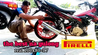 top 1 na gulong Firelli Diablo rosso sport / Rear 100x80=17 sarap sa bangkingan #viral #trending