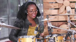Best Seben Drummer Lady ever😊🔥🔥 A young lady challenges Amani Baya seben in Playing Drums 🔥🔥🔥