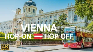 Vienna Sightseeing Bus Tour No. 1 🚍 City Center Historic Landmarks 🏰 4K Video #ExploreAustria