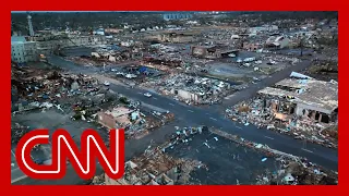 Stunning video shows town leveled after tornado