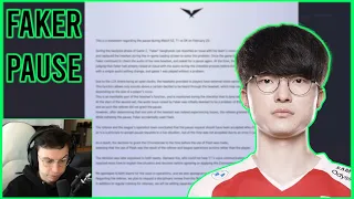 LCK's Official Statement On The FAKER Pause Incident