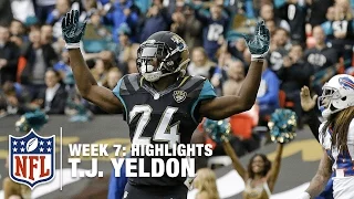 T.J. Yeldon Highlights (Week 7) | Jaguars vs. Bills | NFL