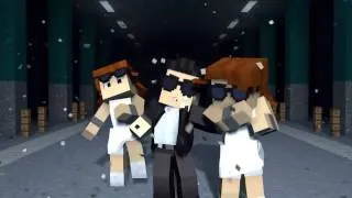 minecraft style - a parody of psys gangnam style (musik video)