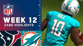 Texans vs. Dolphins Week 12 - Madden 23 Simulation Highlights