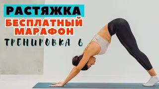 БЕСПЛАТНЫЙ МАРАФОН ПО РАСТЯЖКЕ / ТРЕНИРОВКА 6