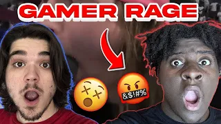 Clutch OR Kick Reacts To " 8 MINUTES OF GAMER RAGE #116 COMPILATION "