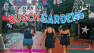 VIP Day at Busch Gardens, Williamsburg | fast passes, park hacks, and vlog!