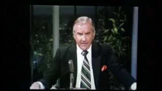 Johnny Carson as Walter Cronkite