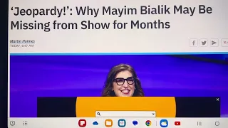Mayim Bialik likely NOT return to host Jeopardy until 2024 ( WGA strike )..RETIRE from Jeopardy⁉️🤔🤯😳