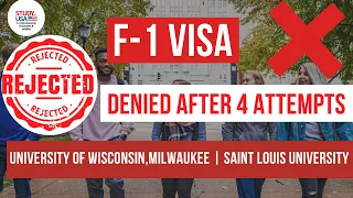 F-1 Visa Interview Experience Transcripts || Spring 2023 || Saint Louis University || Visa Denied 🇺🇲