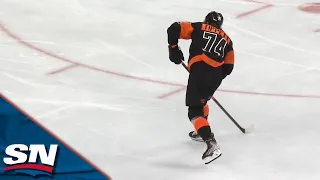 Flyers' Owen Tippett Scores Slick Backhander On Breakaway To Record FIRST Career Hat Trick