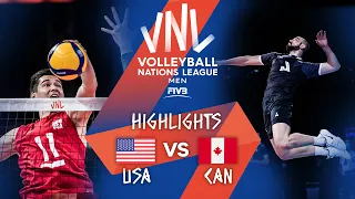 USA vs. CAN - Highlights Week 1 | Men's VNL 2021
