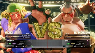 SFV Champion Edition 🔥 Neguinho (ALEX) Vs GustC (E. HONDA) 🔥 Online Match's 03-07-2023