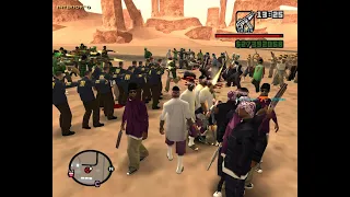 The Biggest Gang War in  GTA San Andreas