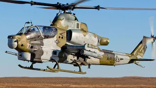 US Marines train in Rocky Mountains • AH-1Z Viper and UH-1Y Venom Helicopters