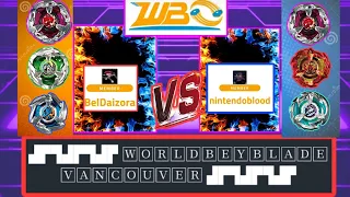 WBO TOURNAMENT BEYBLADE X: BEAST OF POSSIBLITY 2024! BELDAIZORA VS NINTENDOBLOOD!