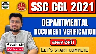 Departmental document verification! DV SSC CGL #ssccgl #ayushsharma #sscchsl #ssccgl2022 #viral