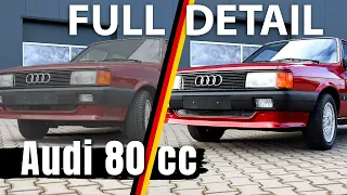 Audi 80 CC First Full Detail in 33 Years