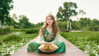 Stress Relief & Relaxation | 1 Hour Handpan Meditation | Hang Drum Music