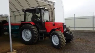 Mtz belarus 892.2 tractor sound, sulky dx 30 fertilizer spreader, műtrágyaszóró