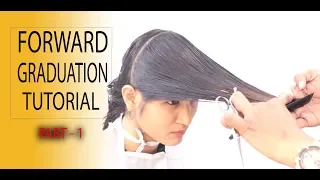 Forward Graduation / Feather Technique / Square Forward / Box Forward (English Subtitle) - Part 1