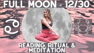 Full Moon December 2020 - Astrology Energy Update, Ritual & Guided Meditation - Cancer Full Moon