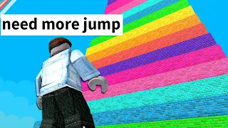 Roblox BUT Every Second I Get +1 Jump POWER