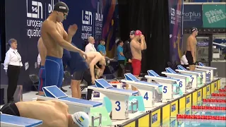 100m Breaststroke MEN ~ FINAL ~ LEN Swimming U23 European Championship 2023