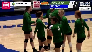 Yellville at Cotter Sr Girls Volleyball 09.02.2021