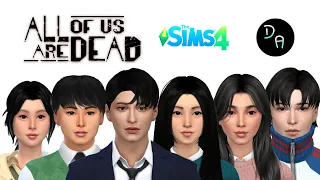 All of us are Dead (Main Cast) + CC List | The Sims 4: Create A Sim