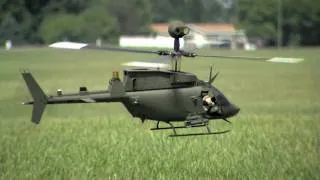 Bell OH-58D Kiowa Warrior (RC 1/6 Scale Model Helicopter at IRCHA)