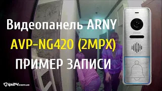 Установка видеопанели ARNY Avp-NG420 (2Mpx) + видеодомофон в Печерском районе г.Киева